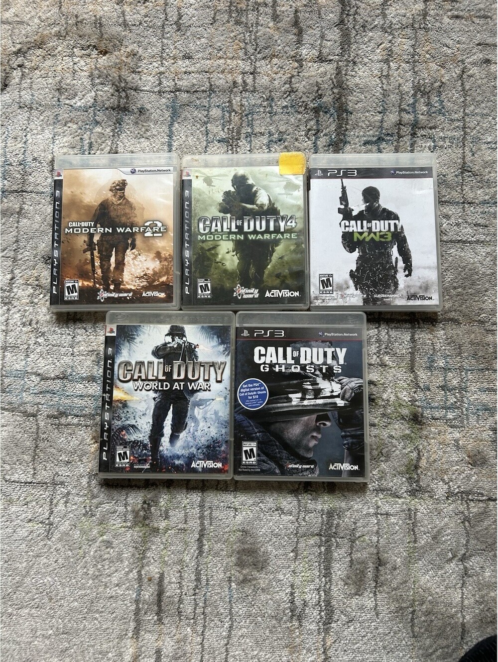Call Of Duty PlayStation 3 PS3 Video Game Bundle